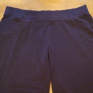 Black Land's End Starfish Straight Leg Pants